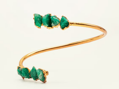 8 Emerald Spiral Bracelet - FUSION Collection