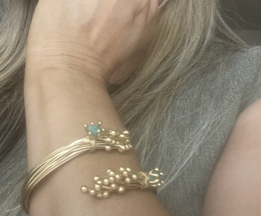 Emerald Pin Bracelet