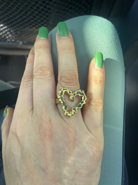 Emerald Heart Ring - L'AMOUR Collection